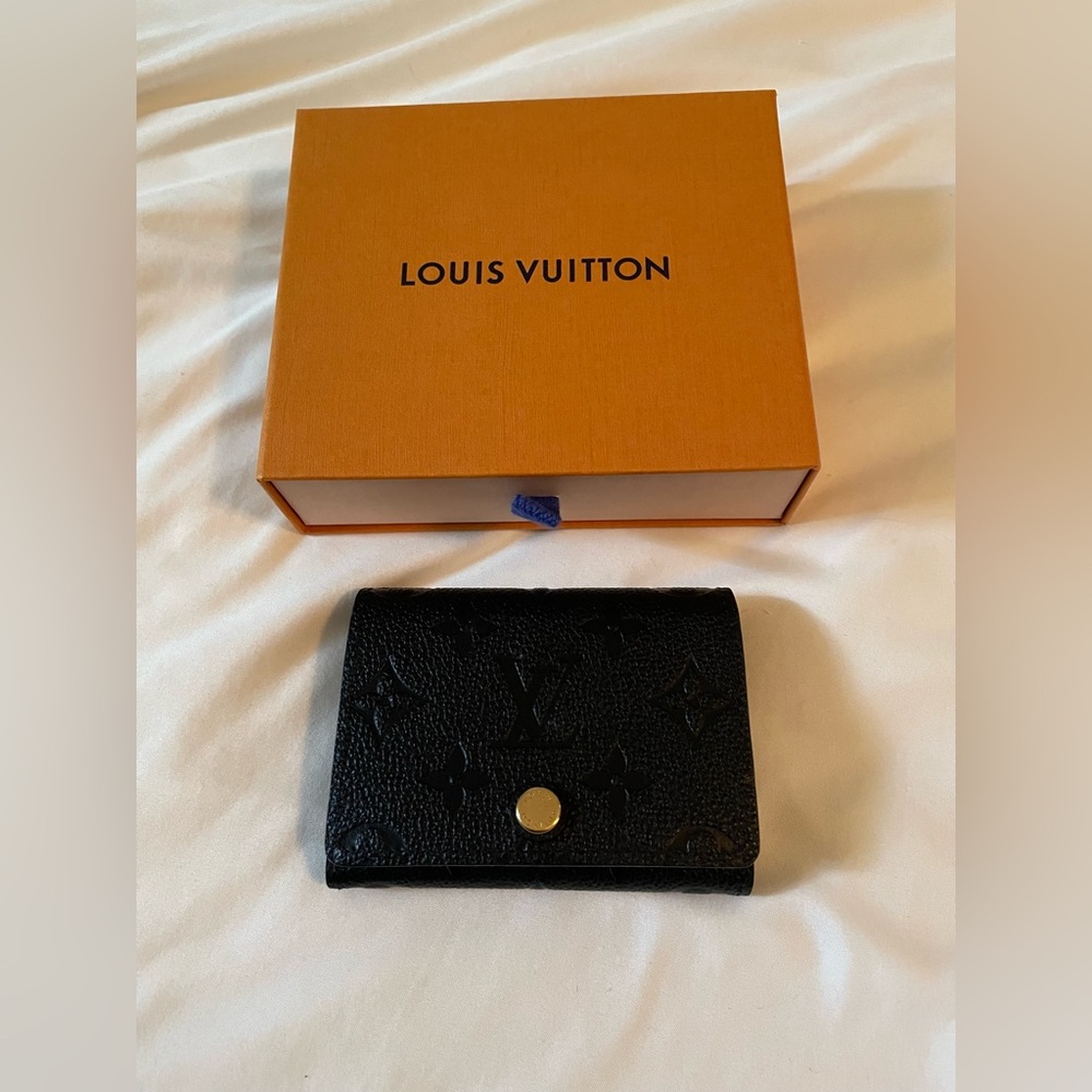 Louis Vuitton Business Card Holder Wallet in Empreinte Leather